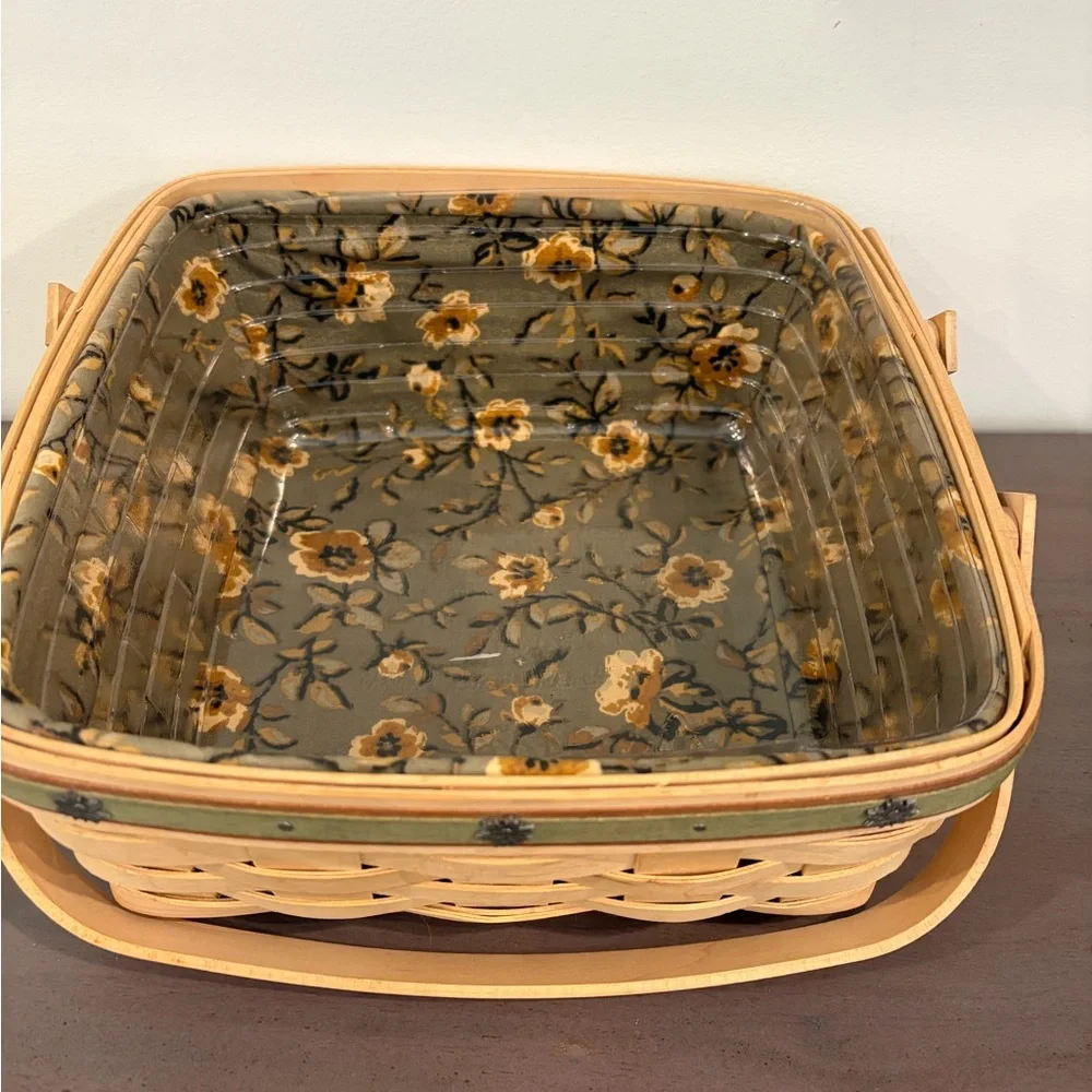 Longaberger Bountiful Harvest‎ Basket Handmade in Ohio signed by Judy and Jerry